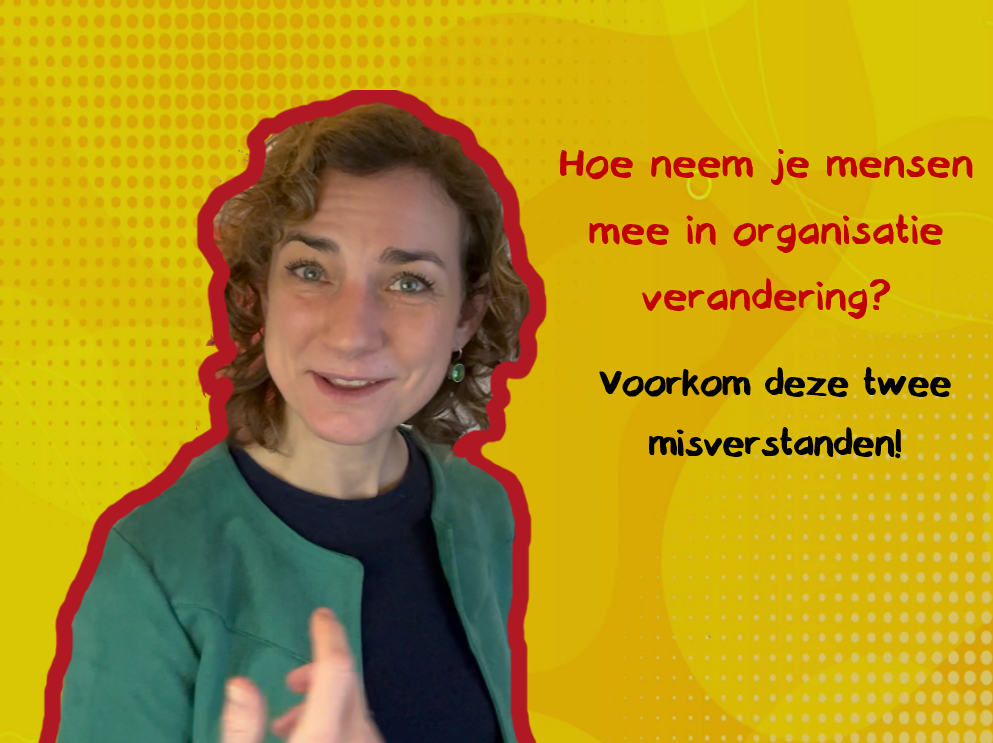 Mensen overtuigen elkaar om mee te gaan in organisatieveranderingen.